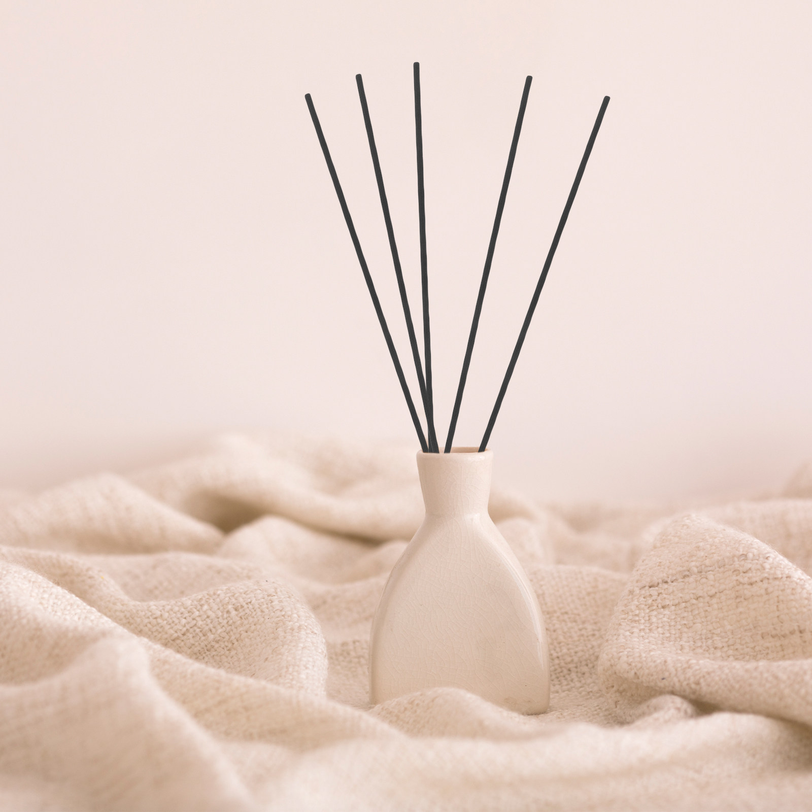 Fragrance In Home - 100本入り ファイバーリードディフューザースティック ブラック 厚い交換用リード 長持ちする香り ホームオフィスバスルーム用