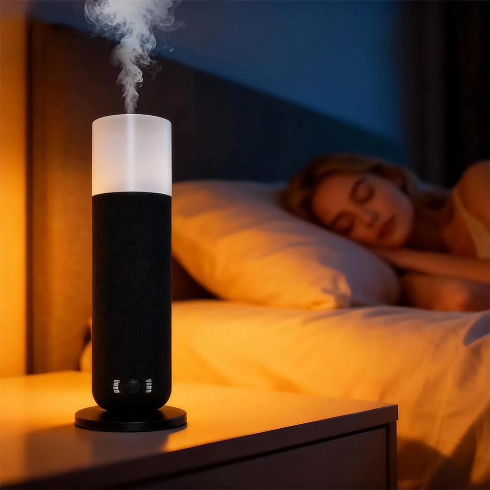 Home Fragrance Hotel - NAMSTE 120ML タワーセントディフューザーマシン Bluetooth制御フレグランスディフューザー 電気式芳香器 家庭用