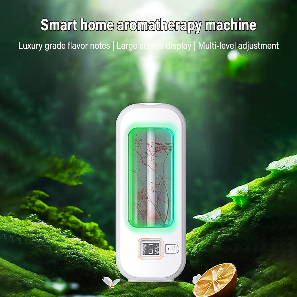 Home Fragrance Brand - アロマセラピーマシン自動ホームフレグランスマシンエッセンシャルオイルディフューザーネブライザーキッチンとトイレの消臭用