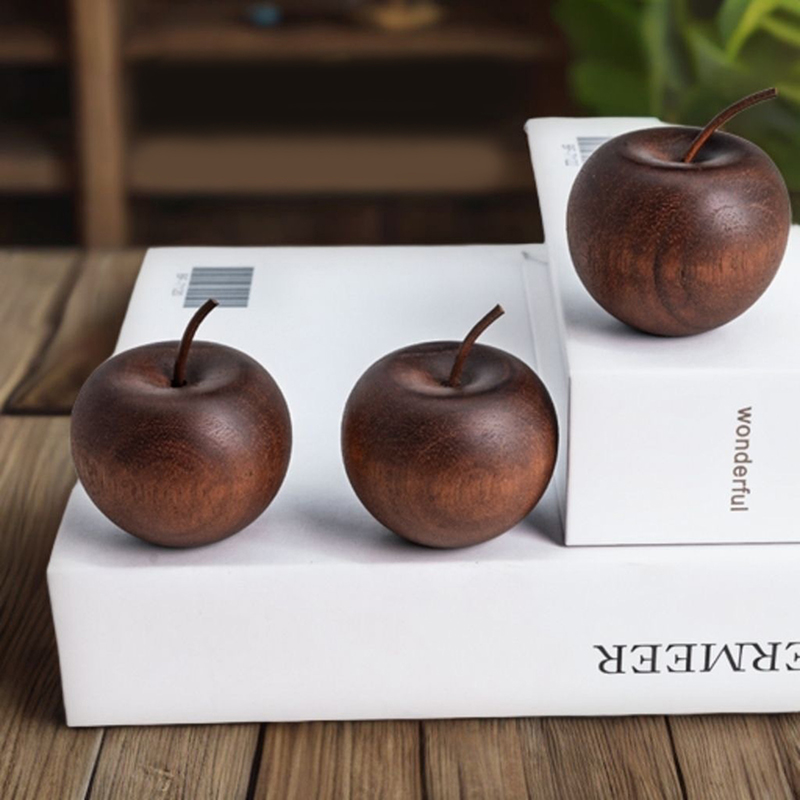 1 個の木製リンゴ型エッセンシャルオイルディフューザーフレグ - Fragrance In Home のレビューと価格