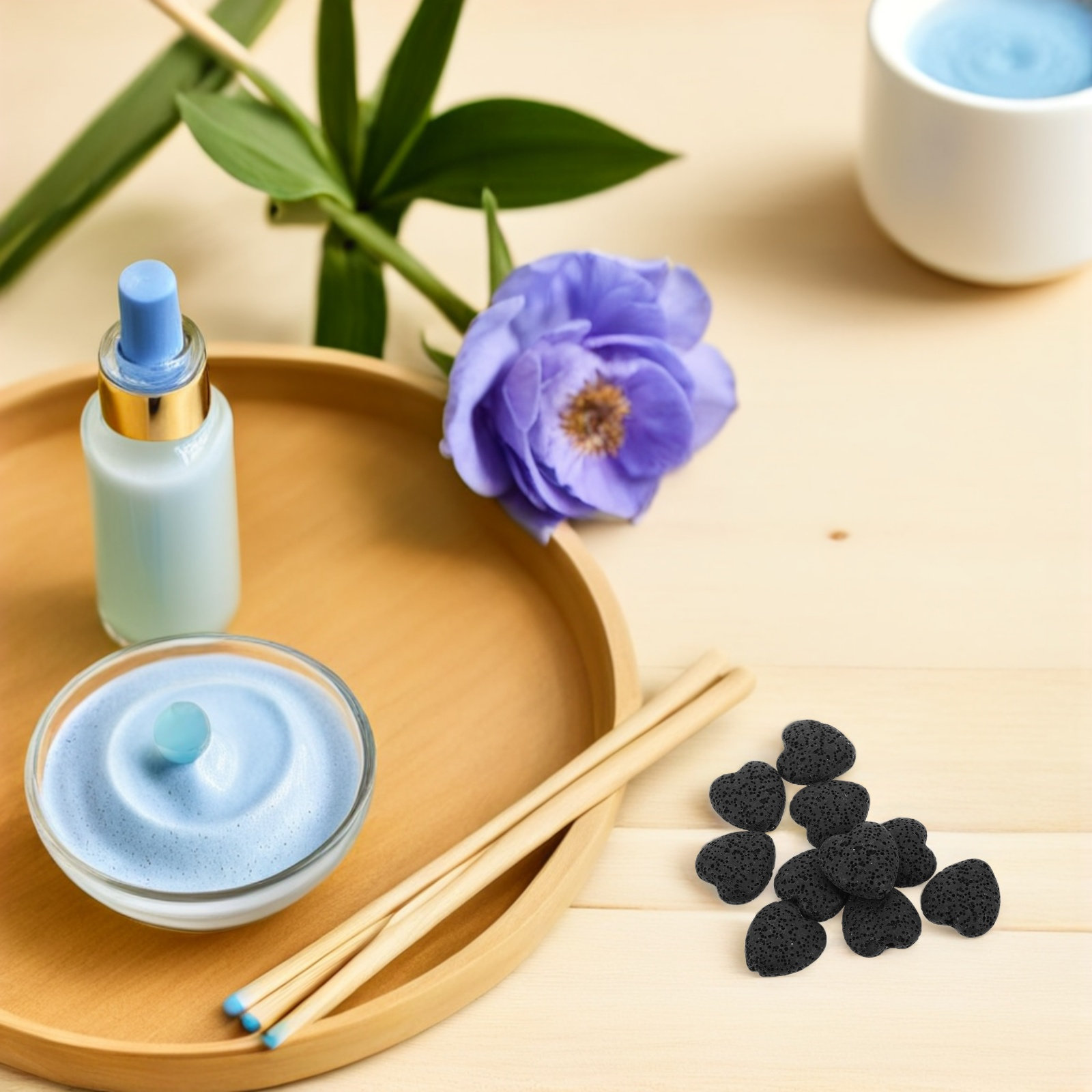 20個入り ハート型火山溶岩石 エッセンシャルオイルディフュ - Fragrance In Home のレビューと価格