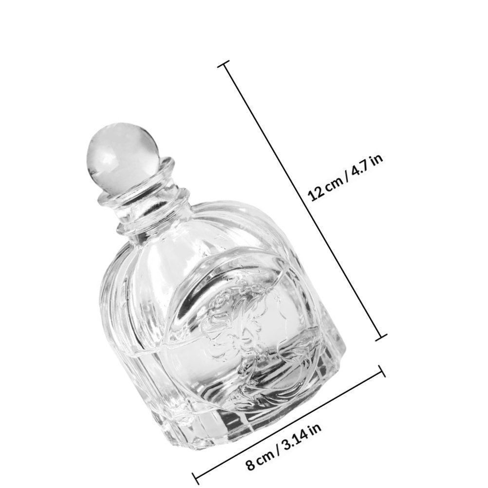 5 セットのフレグランスボトル透明フレンチスタイル香水ディフ - Fragrance In Home のレビューと価格