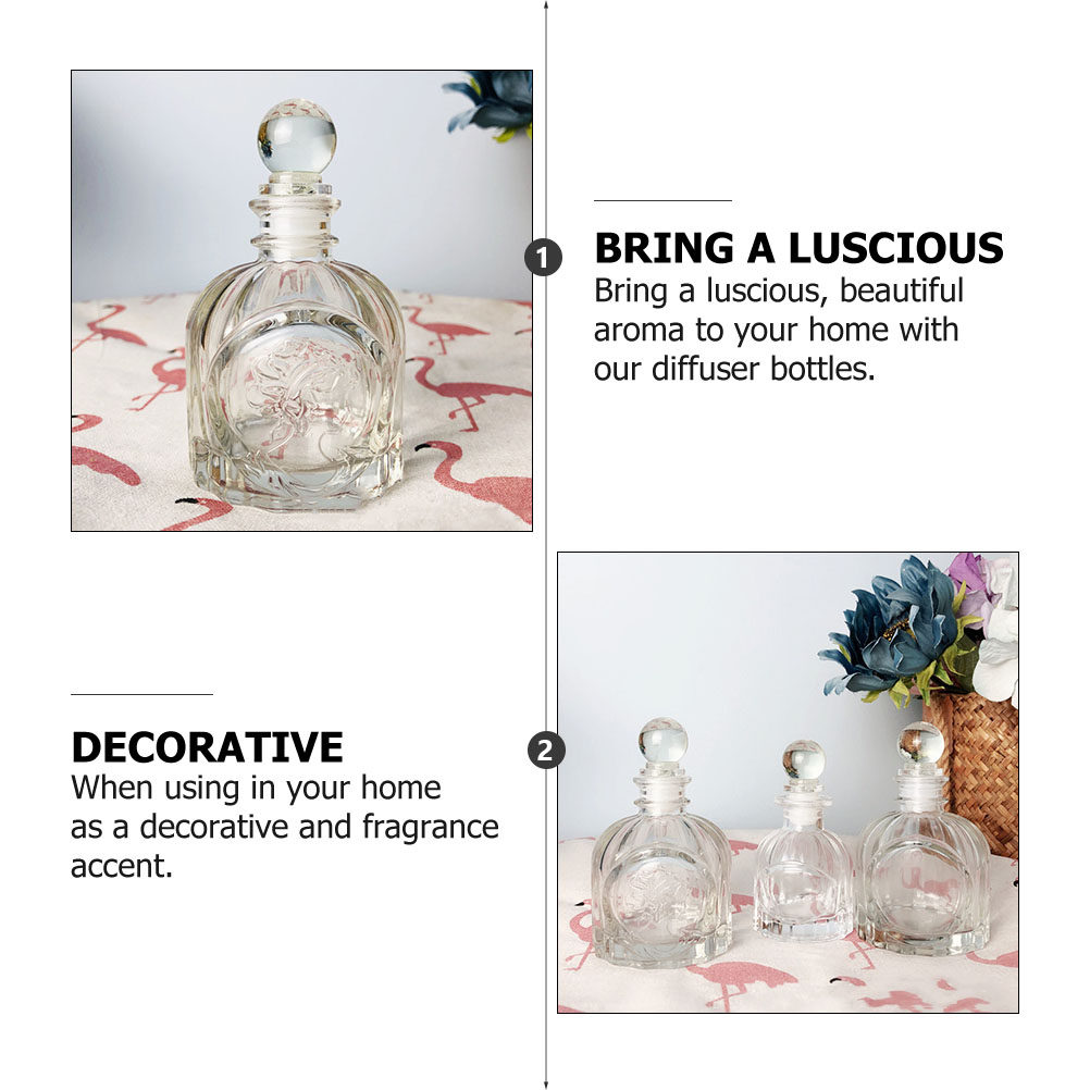 5 セットのフレグランスボトル透明フレンチスタイル香水ディフ - Fragrance In Home のレビューと価格