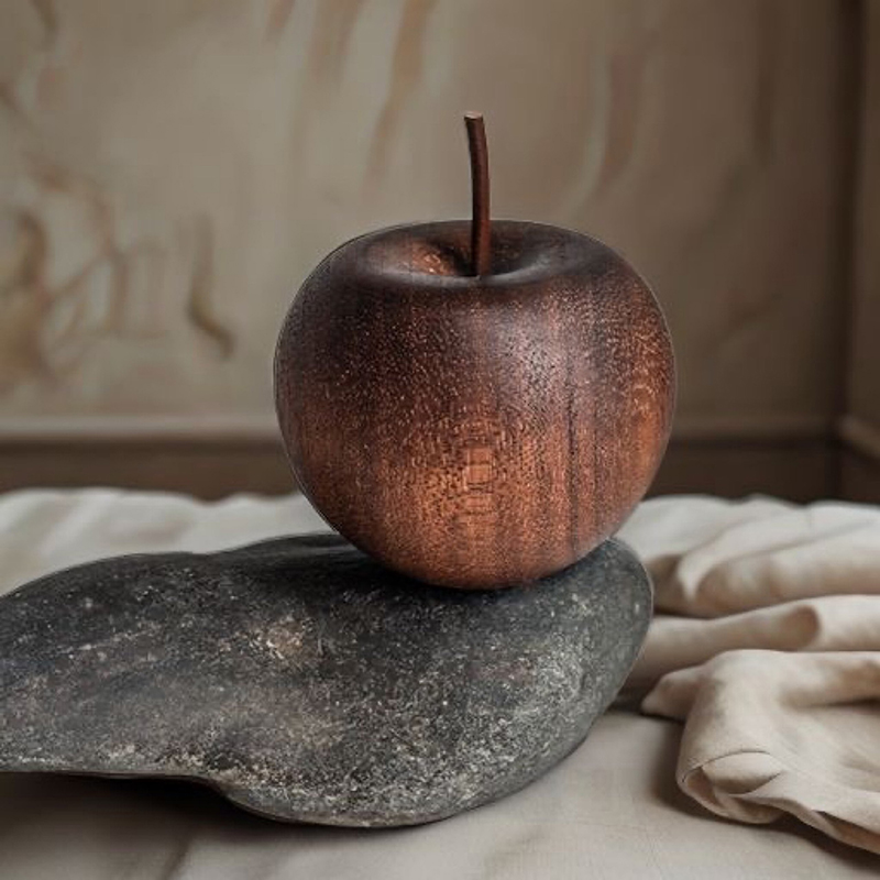 1 個の木製リンゴ型エッセンシャルオイルディフューザーフレグ - Fragrance In Home のレビューと価格