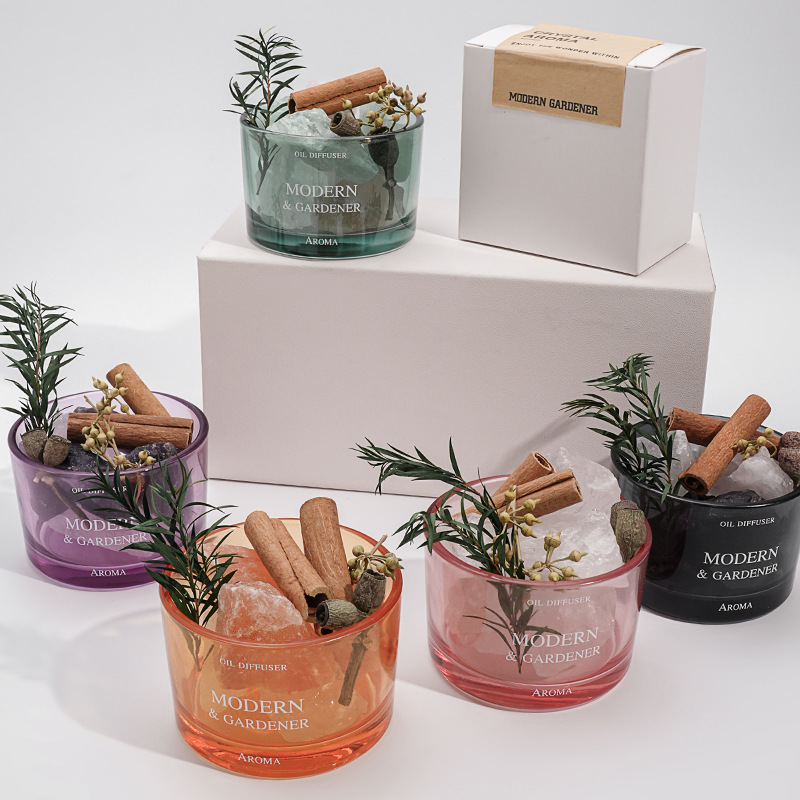 家庭用火を使わないクリスタルアロマセラピーオーナメントセット - Home Fragrance Set のレビューと価格