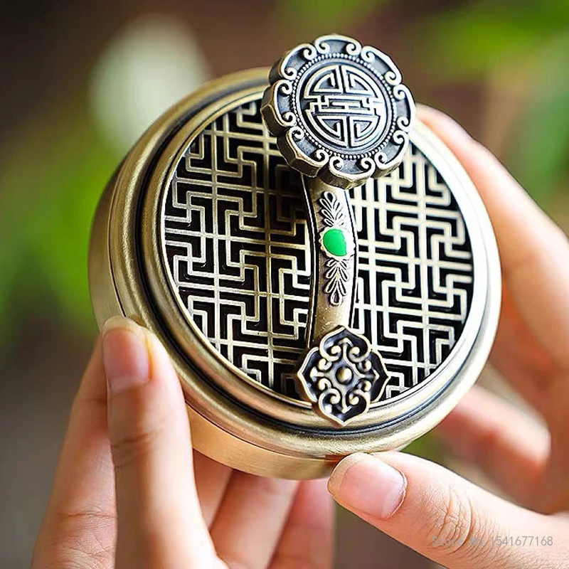 中国風の香炉、合金フレグランスストーブ、レトロな禅の装飾、ク - Home Fragrance Zen のレビューと価格