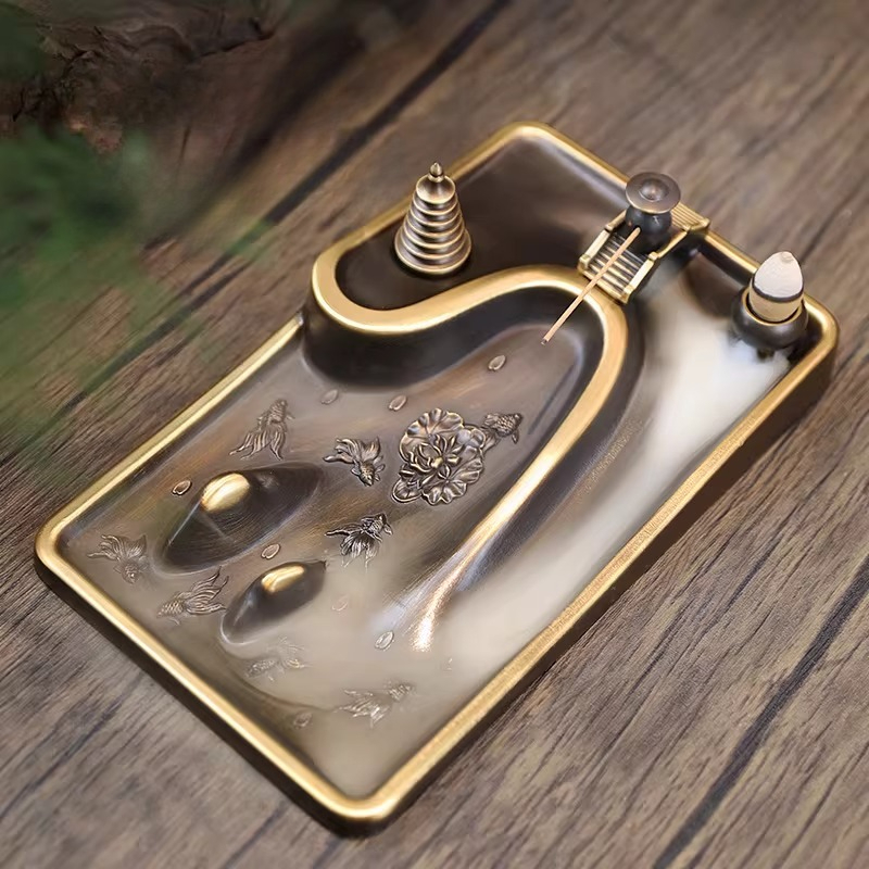 ヴィンテージ銅製香炉デザイン香炉インテリア寝室フレグランス禅 - Home Fragrance Zen のレビューと価格