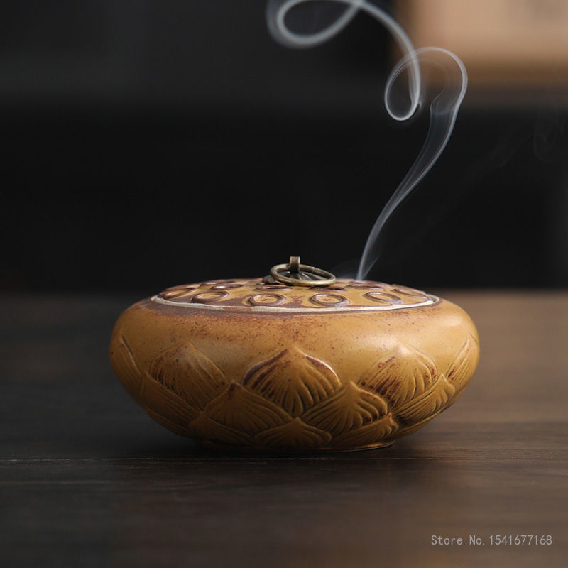 クリエイティブロータス小型香炉、セラミックアロマラック、屋内 - Home Fragrance Zen のレビューと価格