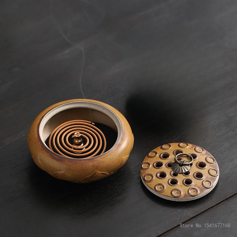 クリエイティブロータス小型香炉、セラミックアロマラック、屋内 - Home Fragrance Zen のレビューと価格