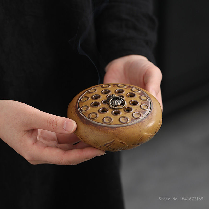 クリエイティブロータス小型香炉、セラミックアロマラック、屋内 - Home Fragrance Zen のレビューと価格