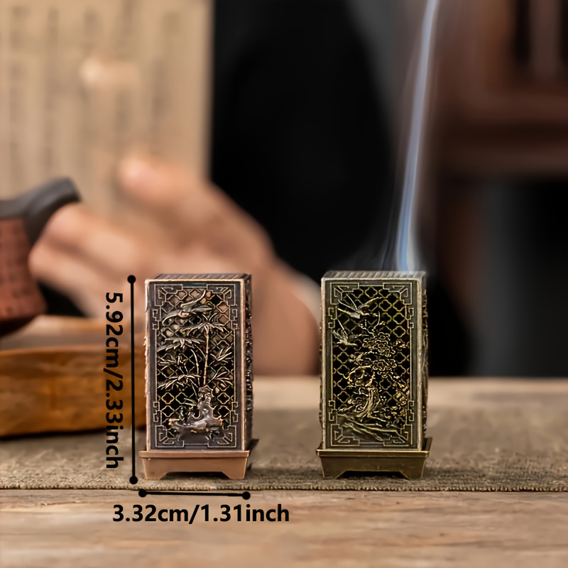2ピース中国伝統香炉セット - 梅の花、蘭、菊の模様が施され - Home Fragrance Zen のレビューと価格