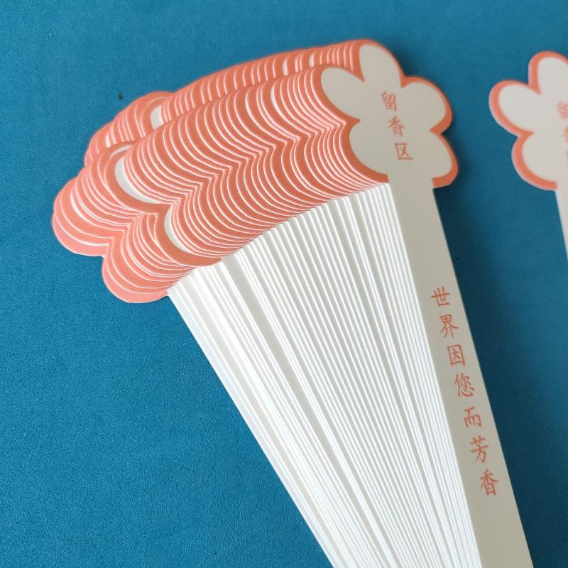 10 枚の花の形をした香水テストストリップ、空白の書き込みエ - Fragrance In Home のレビューと価格