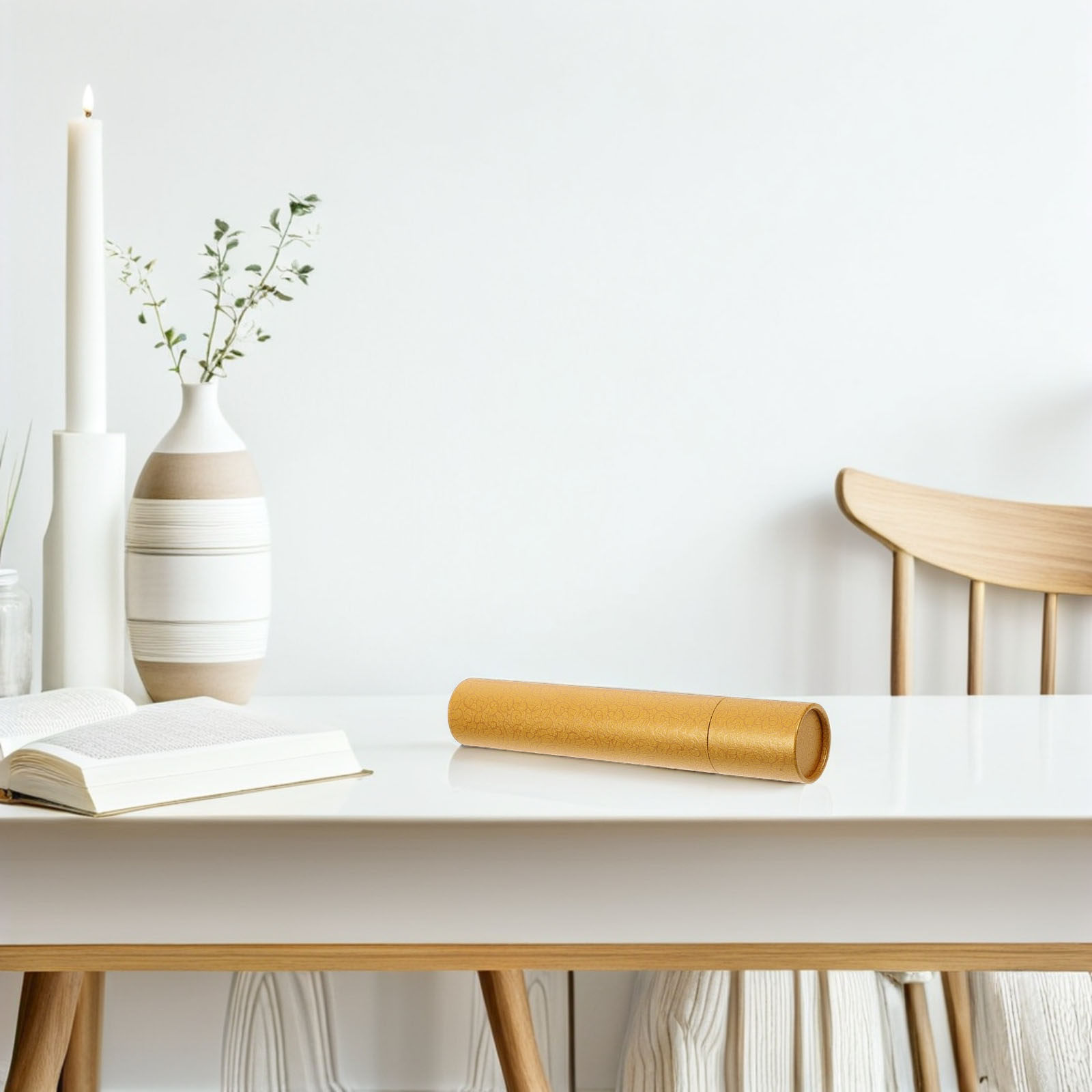 3 個の紙製線香ホルダー収納チューブ キャップ付き エレガン - Home Fragrance Zen のレビューと価格