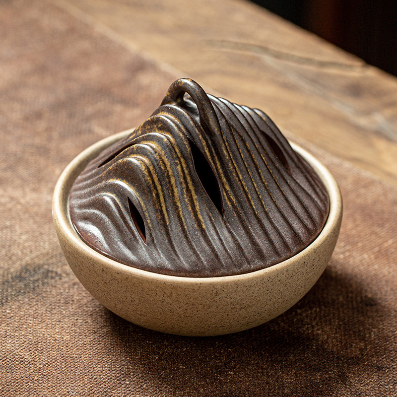 瞑想用香炉 クリエイティブな山型香炉 セラミック製アロマセラ - Home Fragrance Zen のレビューと価格