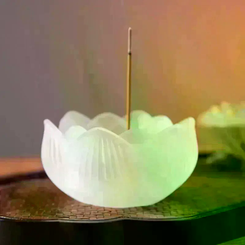 クリエイティブクリスタルガラス蓮の花型香炉 ホームデコレーシ - Home Fragrance Zen のレビューと価格