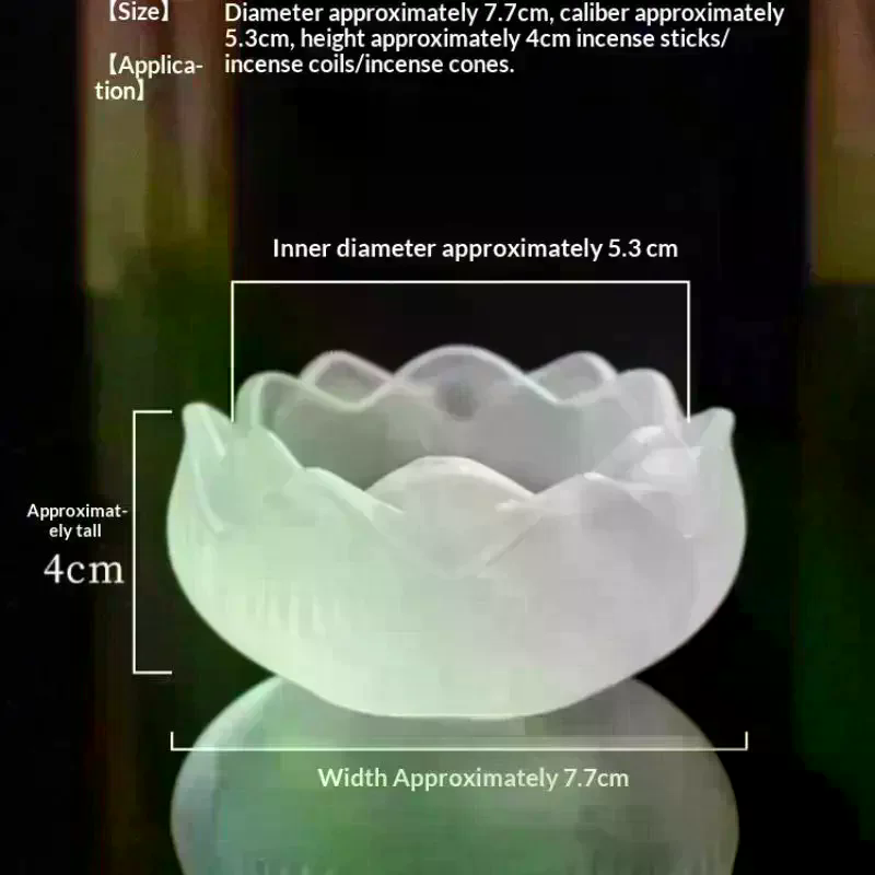 クリエイティブクリスタルガラス蓮の花型香炉 ホームデコレーシ - Home Fragrance Zen のレビューと価格
